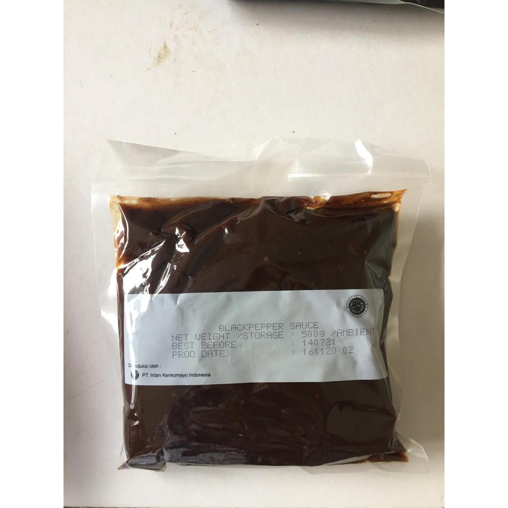 

Seasoning Bumbu Black Pepper Sauce / Saus Saos Lada Hitam 500 gram / 500 gr