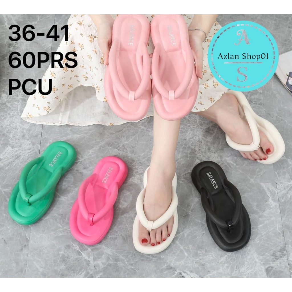 Sandal jepit balance 2024-2 SIZE (36-41) Sandal jepit wanita korea style terbaru