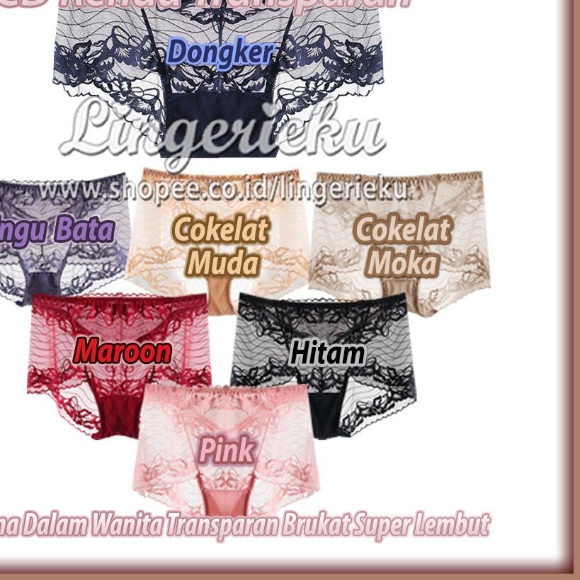 ❂ Celana Dalam Wanita Seksi Transparan CD Tally 709 ♢