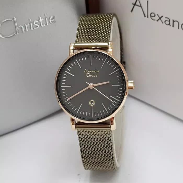 ORIGINAL Jam Tangan Wanita Alexandre Christie AC 6499 / AC6499 Garansi 1 Tahun