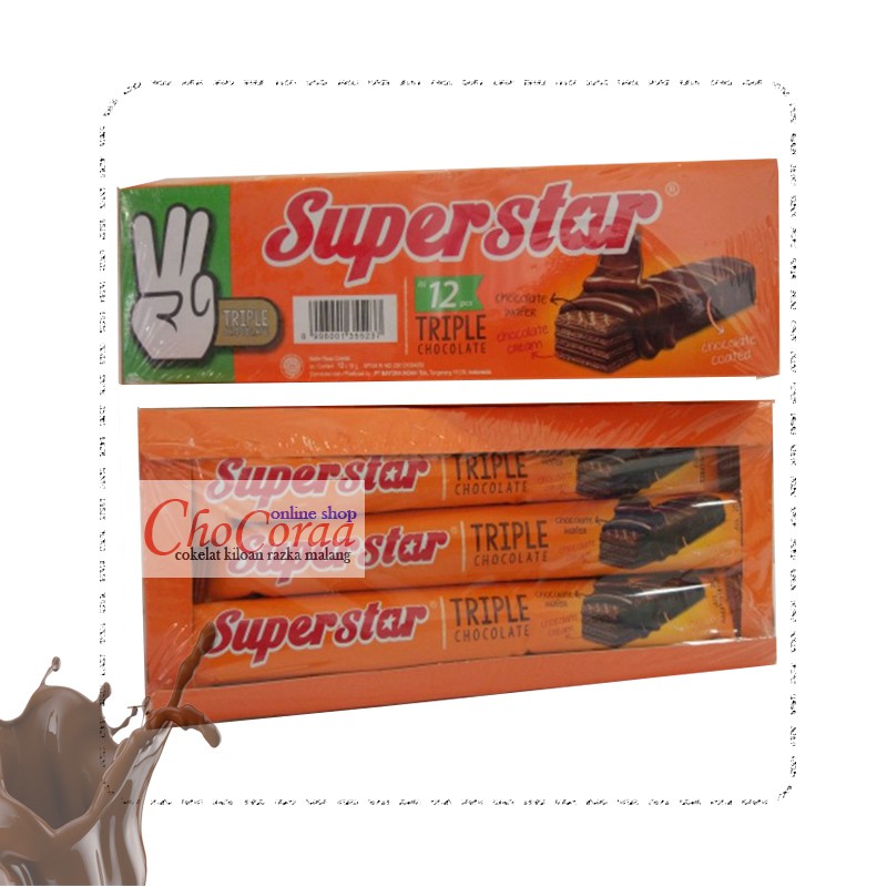 

Wafer coklat superstar box