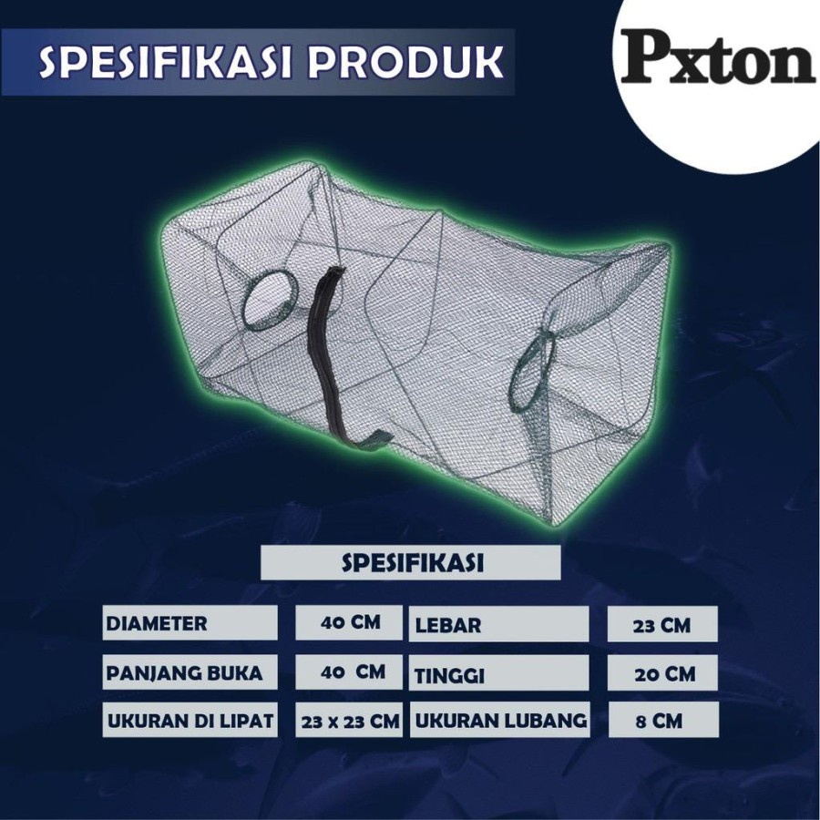 Perangkap ikan 2 LUBANG / Bubu / jebakan jaring Ikan udang