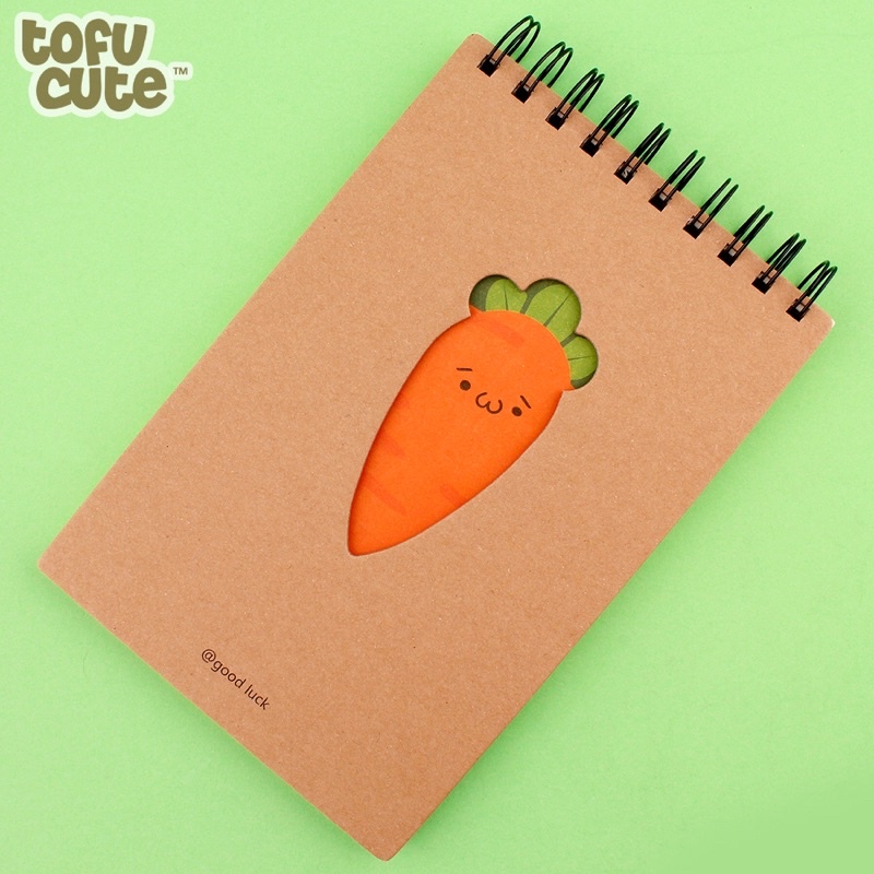 

Cute Carrot Stationery Set Notebook Pencil case Pen