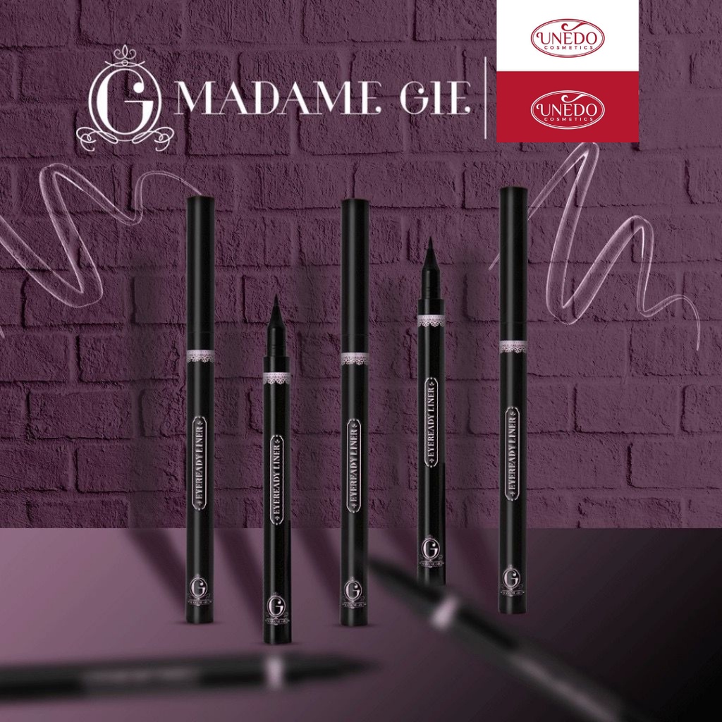 Madame Gie Eyeready Liner - MakeUp Eyeliner Pen Black Waterproof