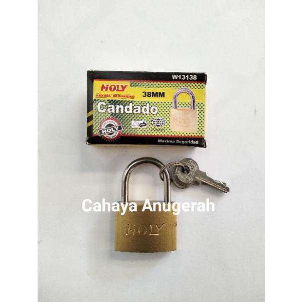 Gembok Kuningan / gembok anti maling / gembok pintu / gembok rumah