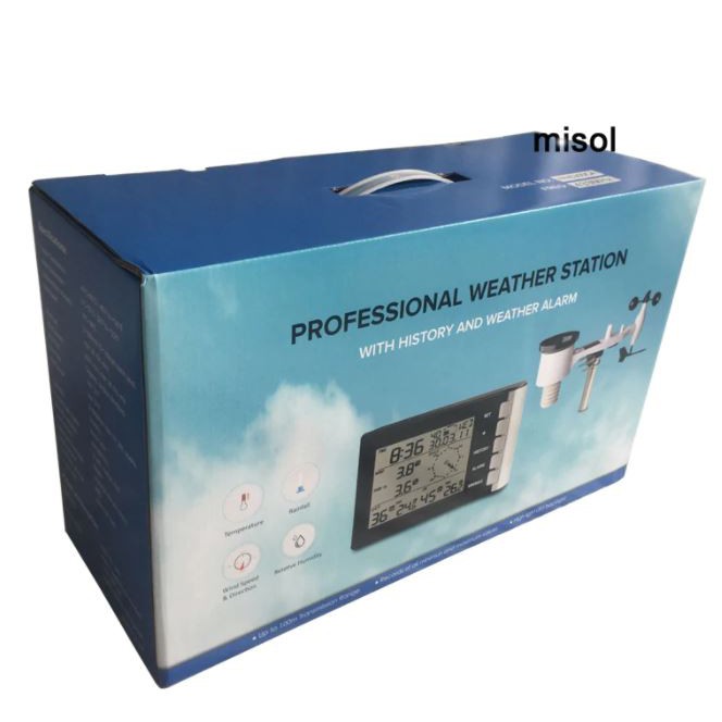 Wireless Weather Station Professional MISOL Wind Rain Humidity Gauge