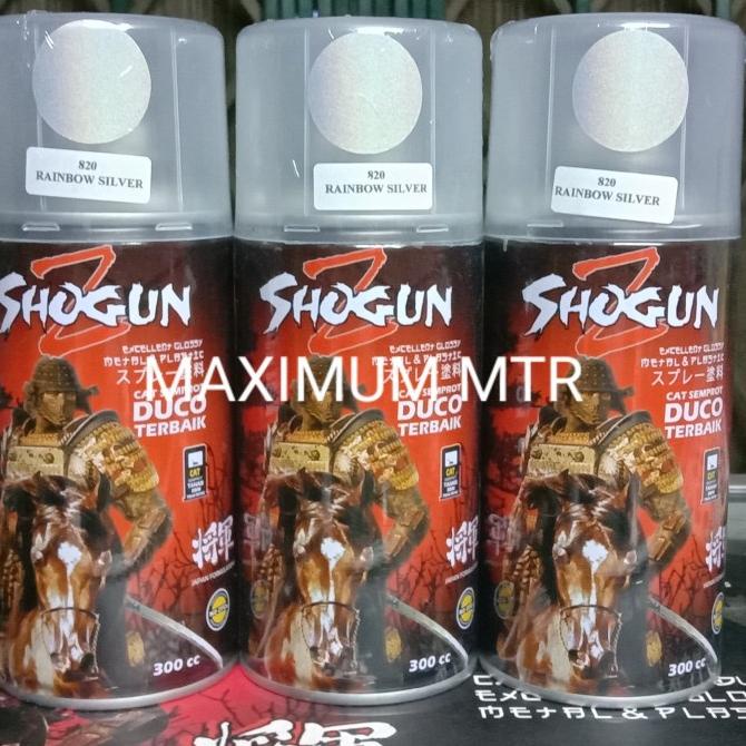 SHOGUN Z - RAINBOW SILVER LEMBAYUNG 820 - CAT DUCO - TAHAN BENSIN Termurah