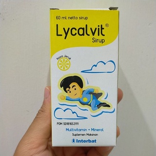 Jual LYCALVIT Syrup Vitamin & Kalsium Anak Pada Masa Pertumbuhan 60 Ml ...