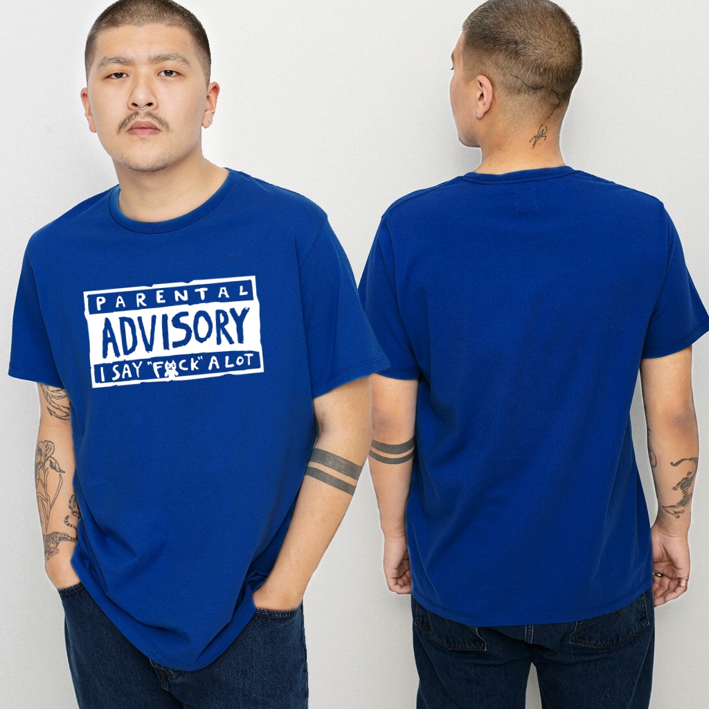 KAOS OVERSIZE PARETAL ADVISORY CAT MARIO FVCK REZA ARAB BIG SIZE JUMBO 2XL 3XL 4XL