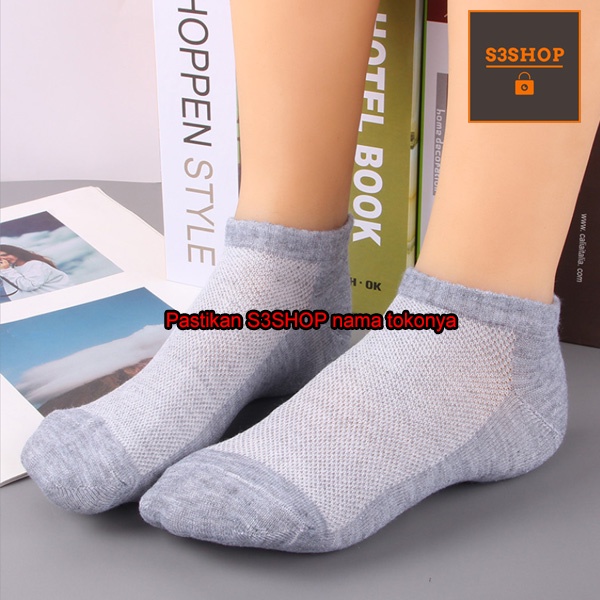 Kaos Kaki Sport Olahraga Tebal Ankle Socks