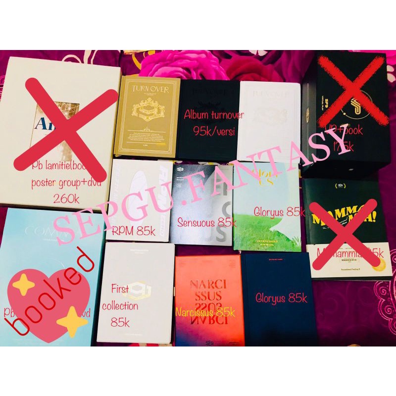SF9 ALBUM (BOOK+CD ONLY), PHOTOBOOK, VIRTUAL PLAY (turnover, 9loryus, first collection, RPM, Narciss