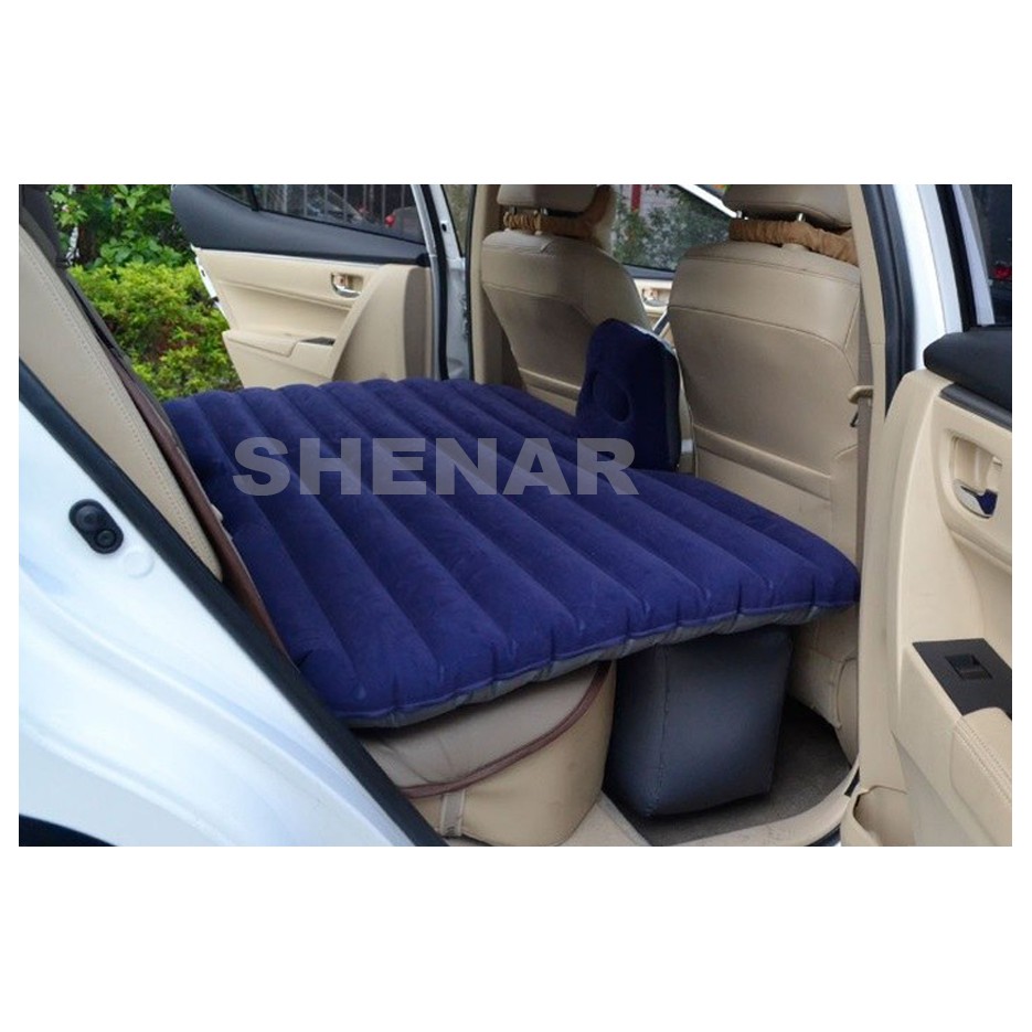 SHENAR Matras mobil angin bahan bludru Tempat Tidur Mobil/Car Matras merk SHENAR / Matras Mobil /Kasur Mobil /Free POMPA