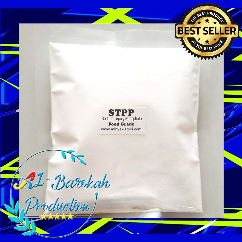 

STPP Food Grade / Sodium Tripolyphosphate Food Grade 1 kg Pengenyal Bakso Mie