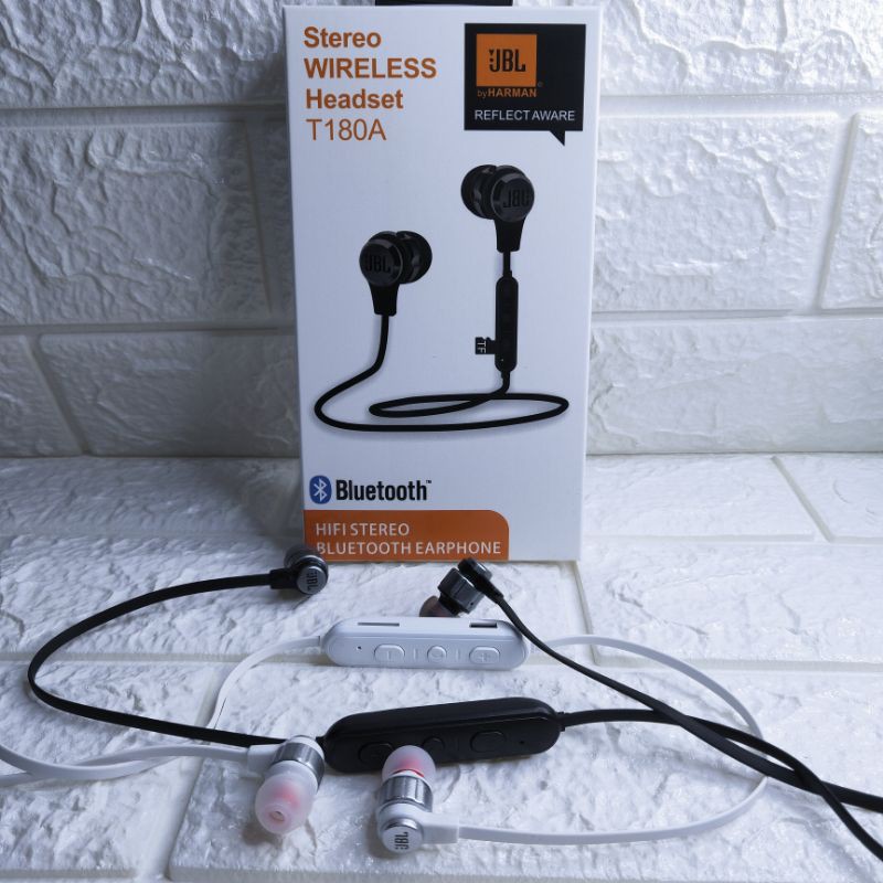 Headset Bluetooth JBL T180A Earphone Bluetooth