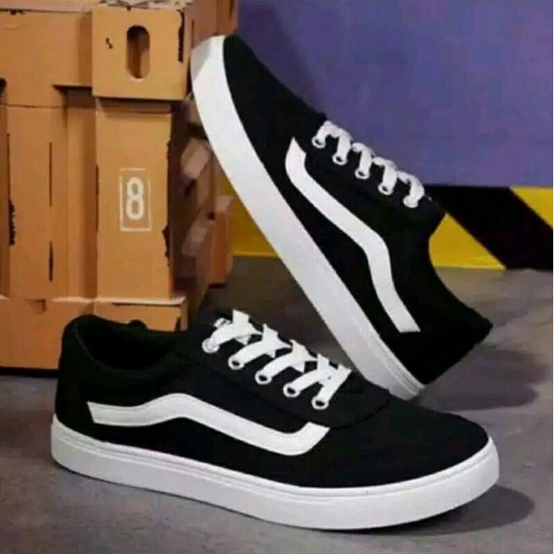 Sepatu Vans Authentic Black - Sneakers Vans Authentic aubw