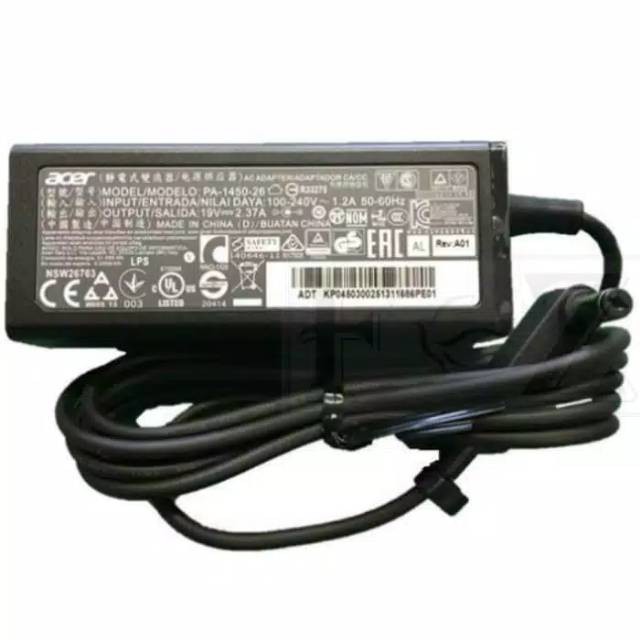 Adaptor Charger Ori Laptop Acer Spin 1 SP111-31 SP111-31N SP111-32N SP111-33 19V 2.37A Colokan Kecil