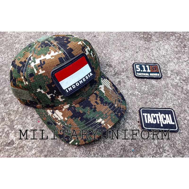 topi loreng marpat velcri