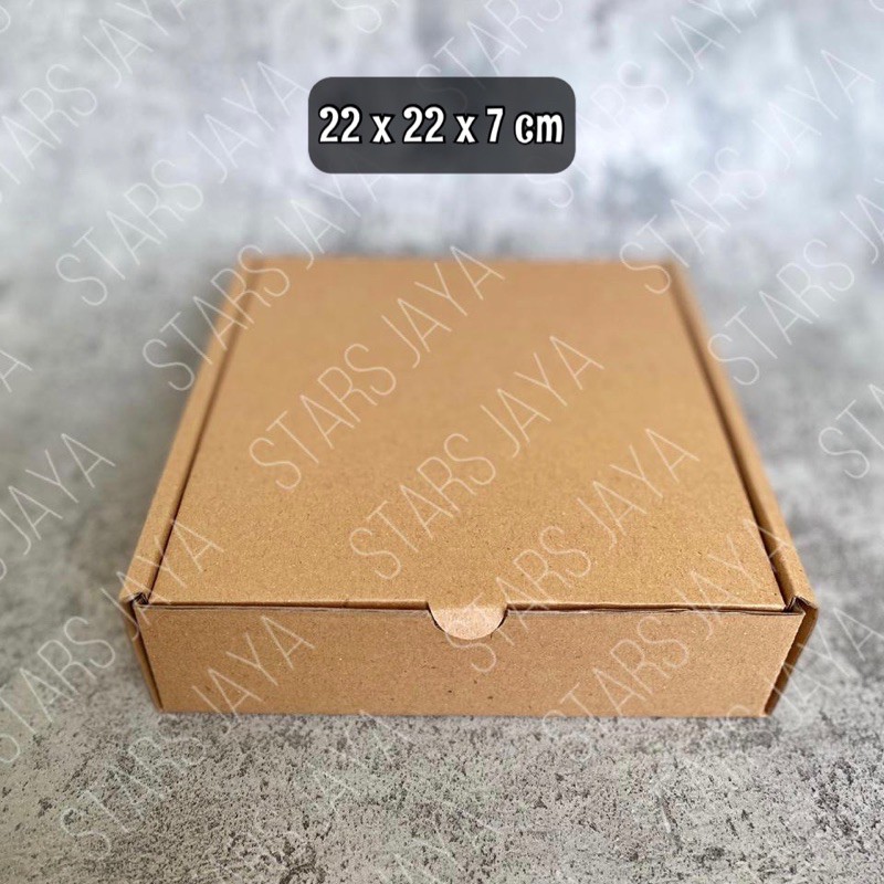 

Dus Die Cut / Kardus / Corrugated Box 22x22x7cm