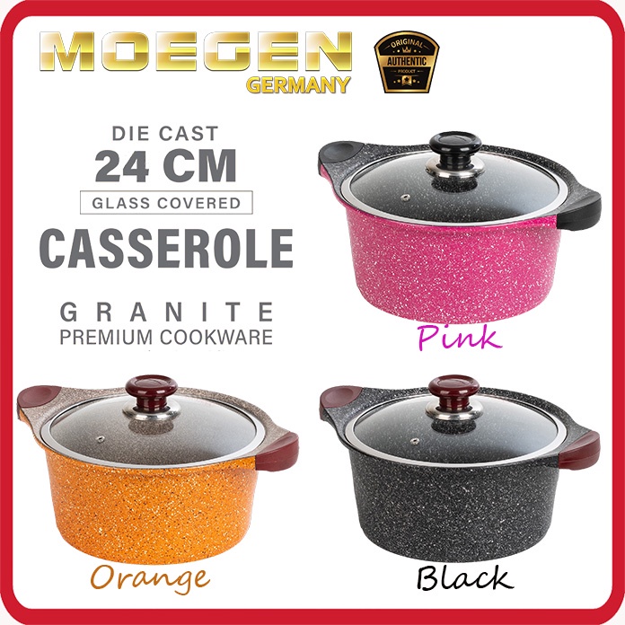 Moegen Germany Casserole / Stock Pot 24cm Granite Series