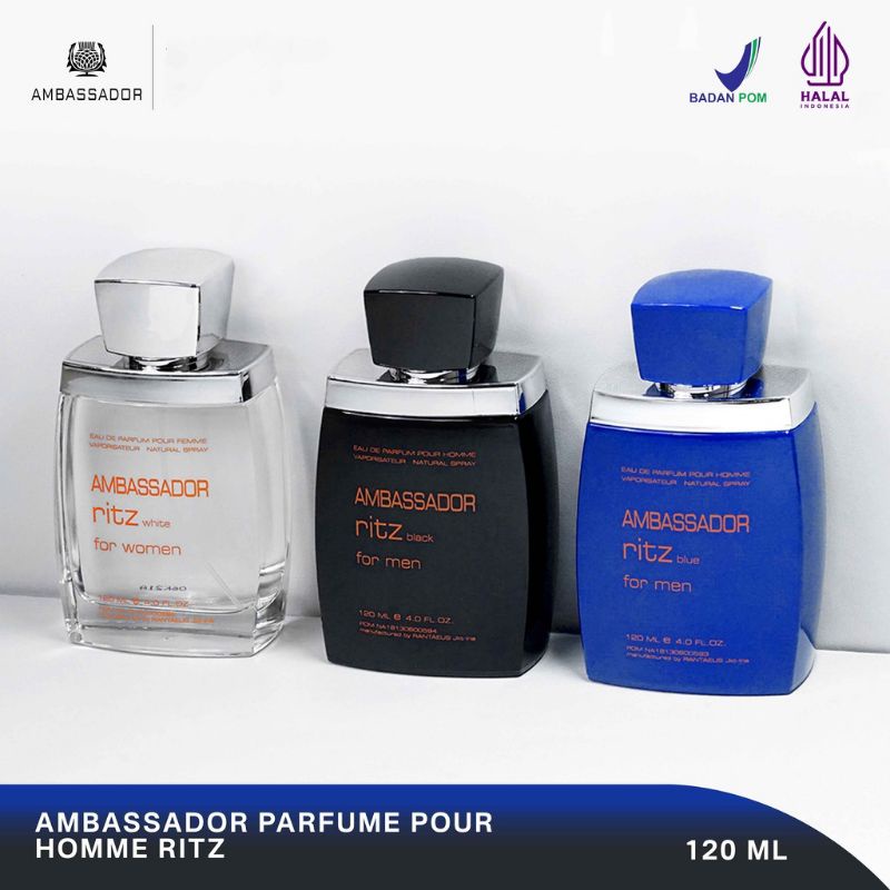 Ambassador Parfum Pria Ritz | Spray 120 ml