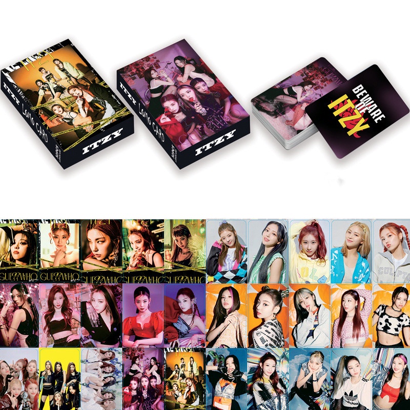 Itzy 30pcs Kartu Lomo Foto Album Beware of ITZY WHO