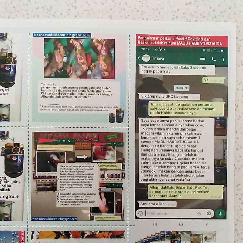 

Madu Habbatussauda 250g