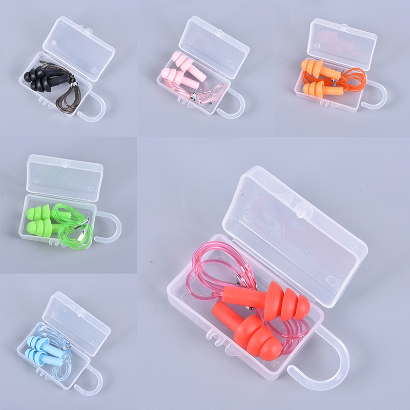 &lt; E2id &amp; &gt; Earplugs Bahan Silikon Anti Air Untuk Earphone