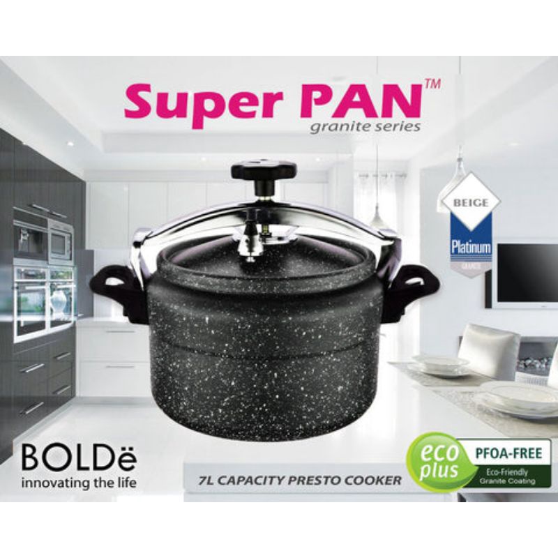 BOLDE SUPER PRESTO COOKER 7L GRANITE SERIES