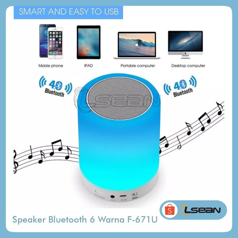 SPEAKER WITH LED | SUPER BASS MUSIC