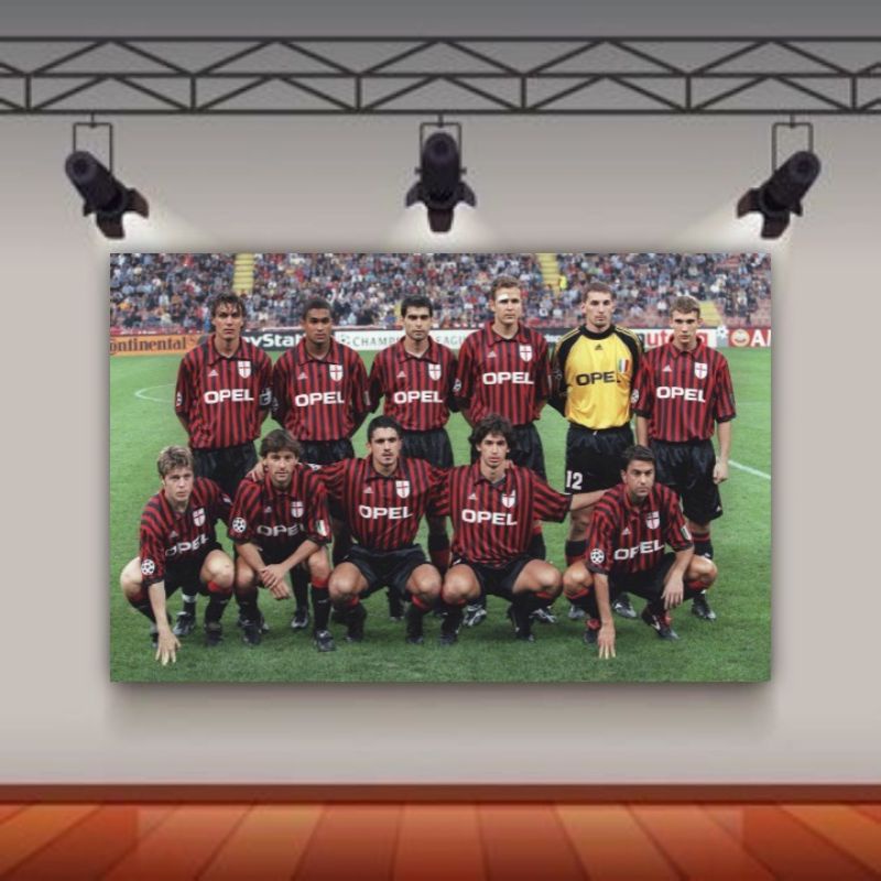 Poster dinding squad Ac milan 2009-2010