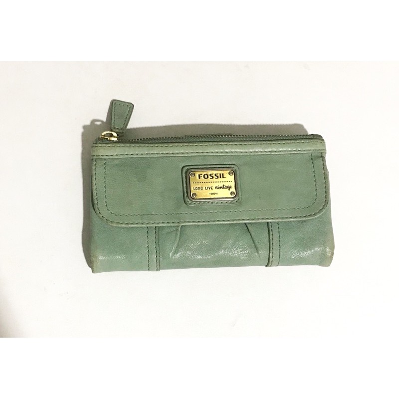 Preloved Dompet Fossil Emory Clutch Tosca Wallet Bekas