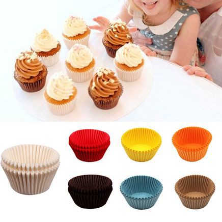 Solid Color Cupcake Liner 70x41x27mm (100pcs)