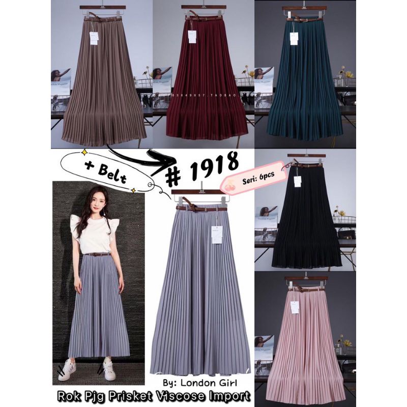 ROK PLISKET VISCOSE+BELT IMPORT 1918