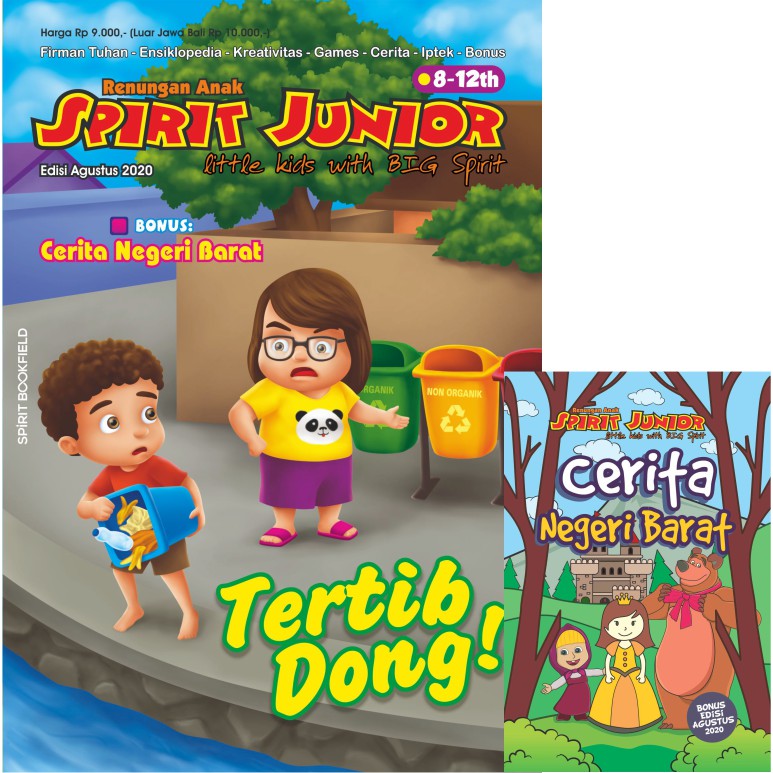 Renungan Anak Spirit Junior  Eds. Agustus 2020 Spiritbookfield