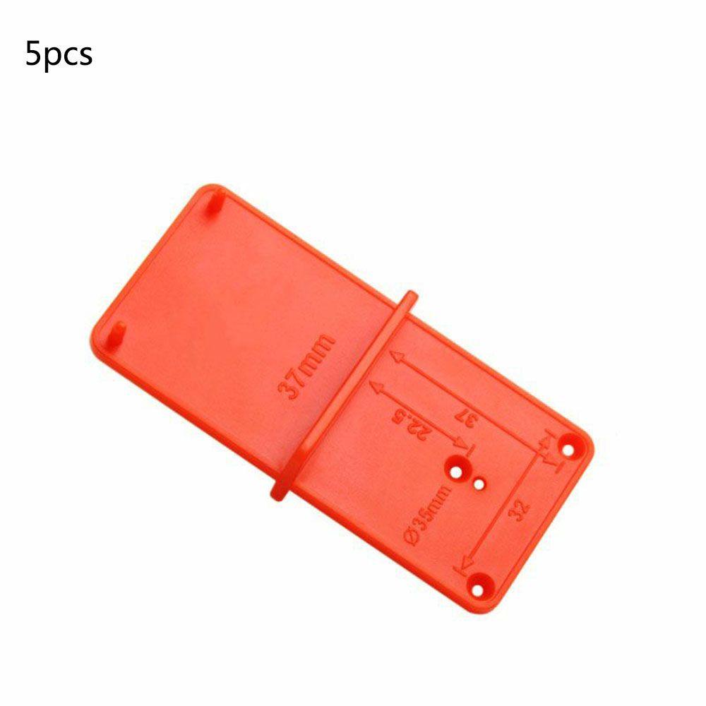 Populer 5pcs Engsel Lubang Portable Locator DIY Tools Pintu Lemari 35mm 40mm