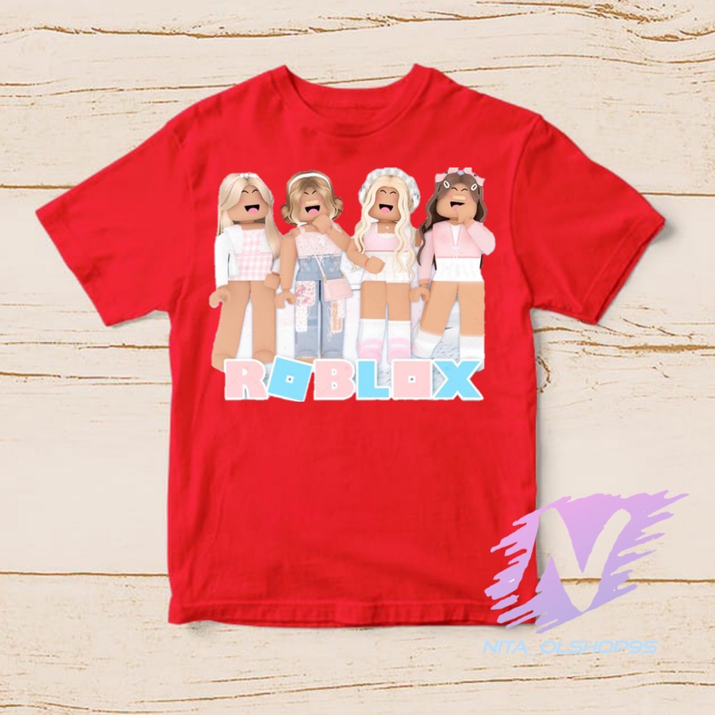 kaos roblox girl baju kaos anak roblok