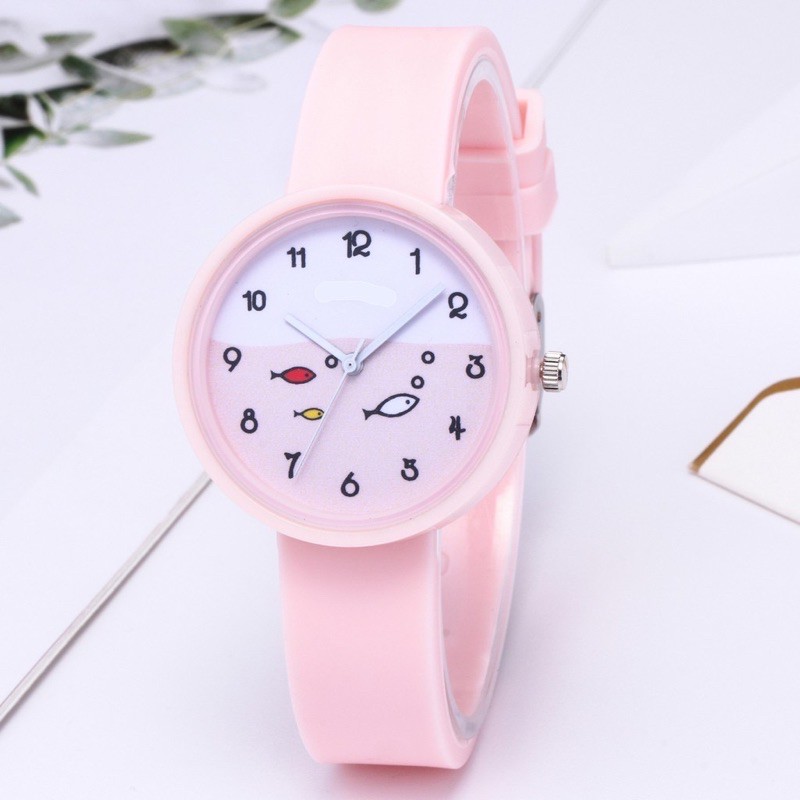 jam tangan fashion ikan ikwa jam tangan wanita analog