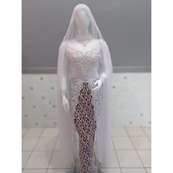 Kebaya akad nikah Gaun akad nikah baju akad nikah Syar'i