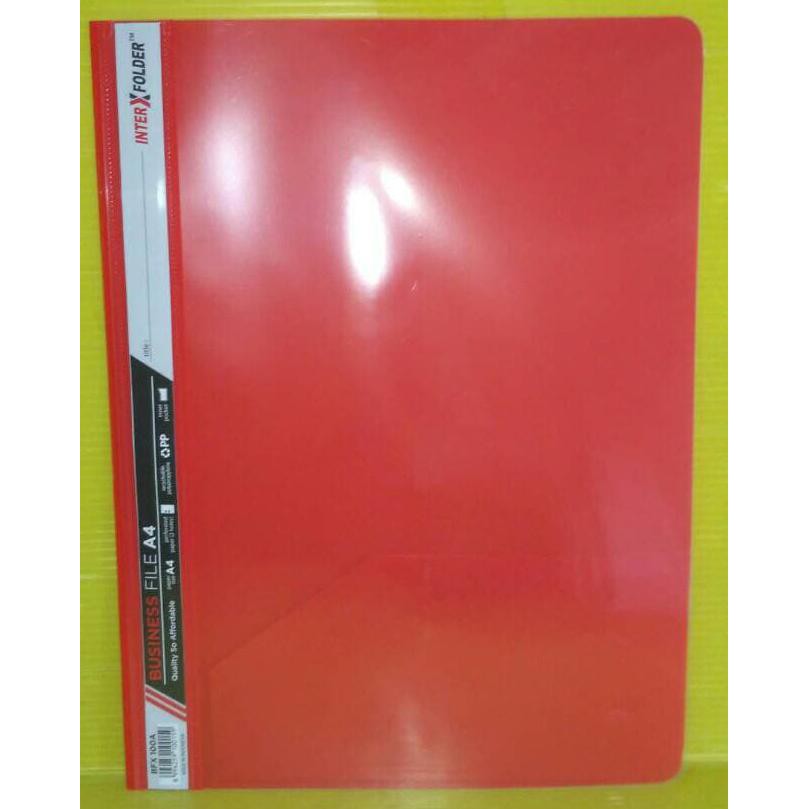

Termurah Inter X Folder Business File A4 - Merah (Pak 12 Pcs) Offic