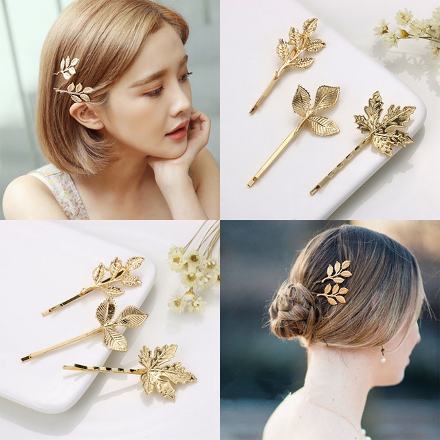 Jepit Rambut Korea Part 259 / Jepit Rambut Unik / Jepit Rambut Daun / Jepitan Korea / Korean Hairpin