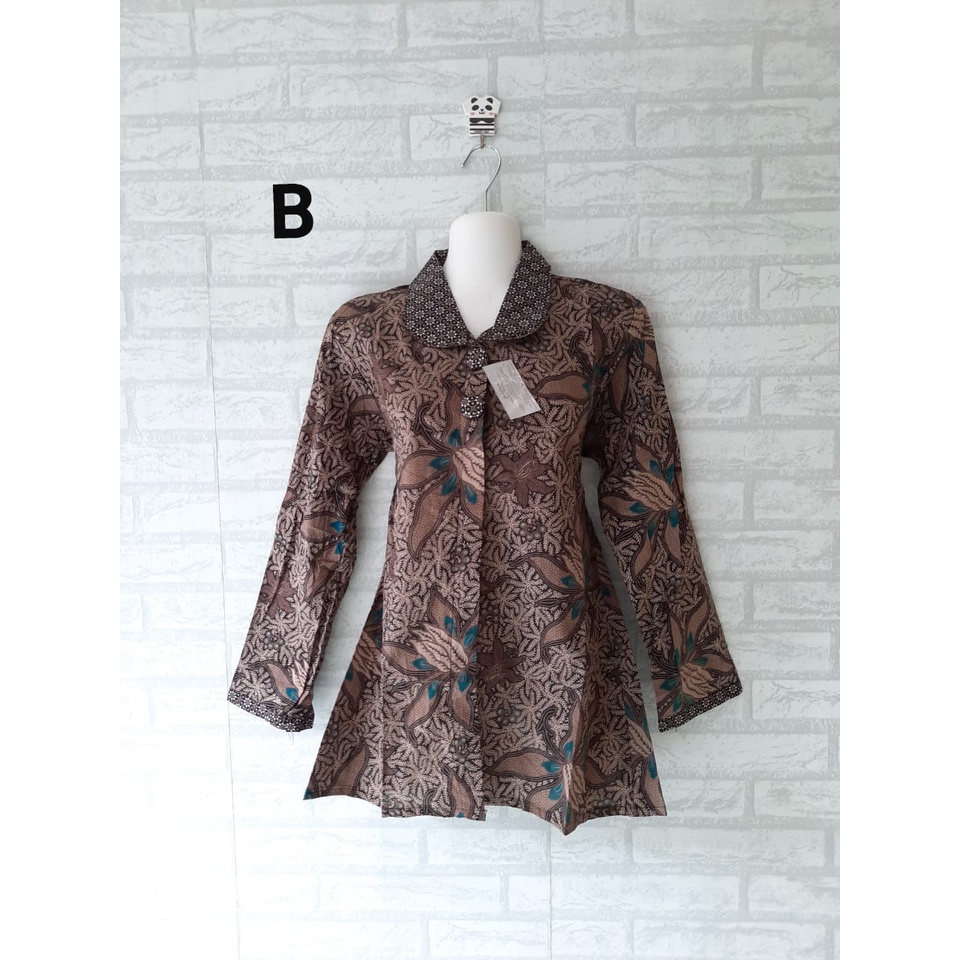 Blouse dan kemeja batik kerja seragam kerja batik lengan panjang