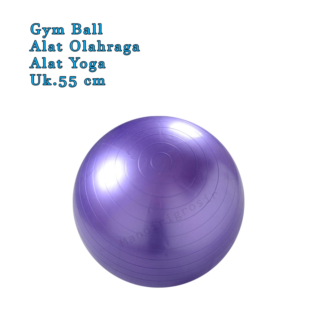 Bola Yoga *Gym Ball *Alat yoga *Senam Balance exercise Ball *55 CM