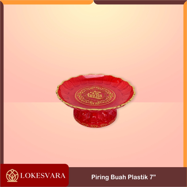 Piring Persembahan Buah Altar Puja Sembahyang Plastik