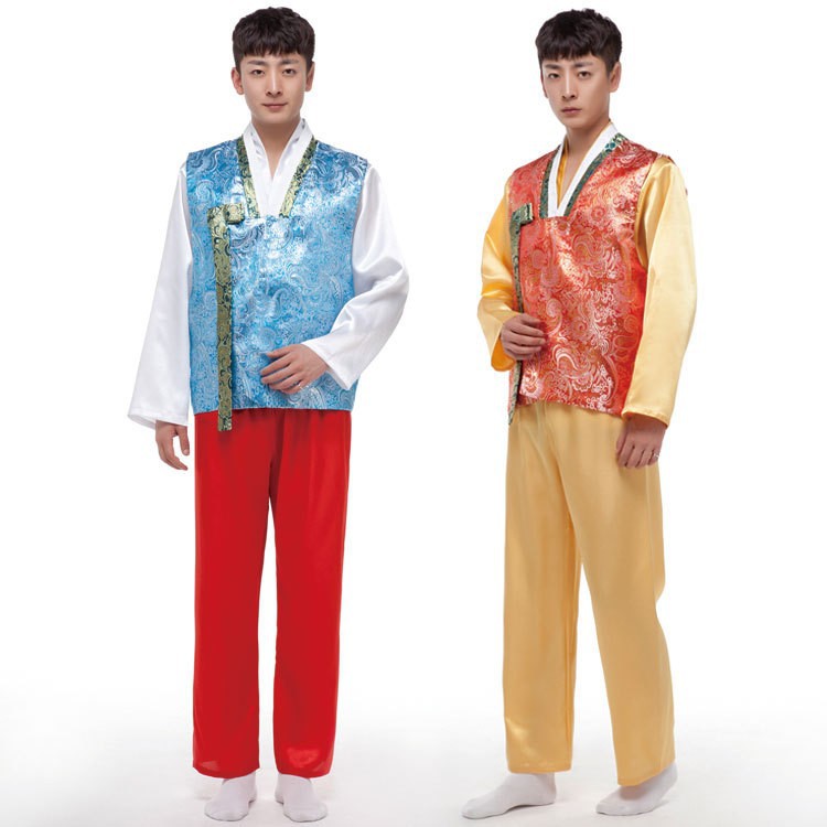 Halloween Costume Hanbok Pria Kostum Korea XL