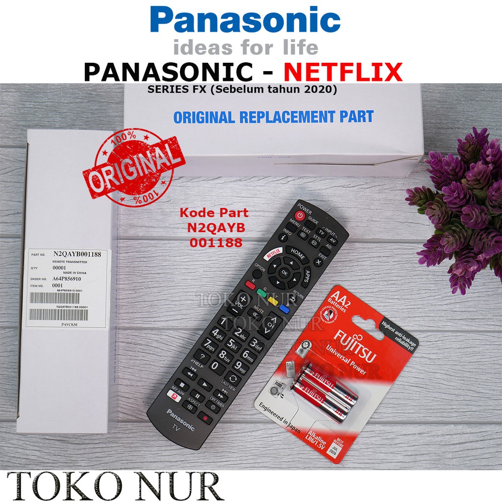 Remote SmartTV Panasonic Netflix series FX Original