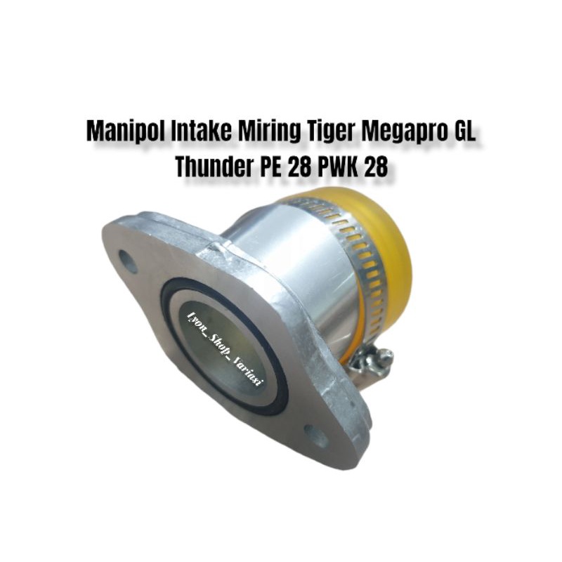 Manipul Manipol Intake Intek Miring Tiger Megapro GL Thunder satria fu PE 28 PWK 28