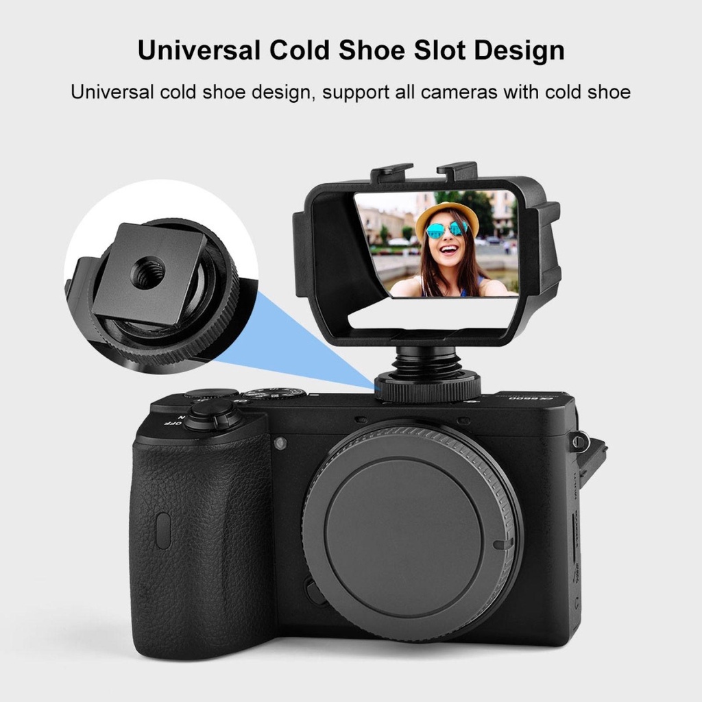 POPULAR Populer Selfie Flip Mirror Screen Shooting Photography Ekspanding Aksesoris Kamera Untuk Sony A6000 /A6300 /A6500