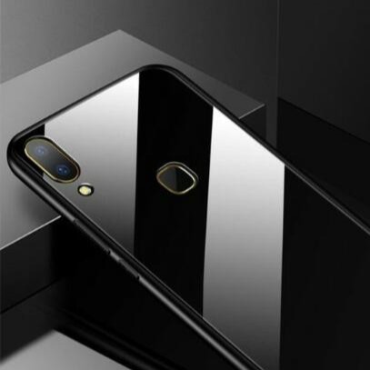 Xiaomi Redmi 5 / Redmi 5 Plus / Redmi 7 / Redmi 7a Case Glass Black Glas Permium Miror Kaca