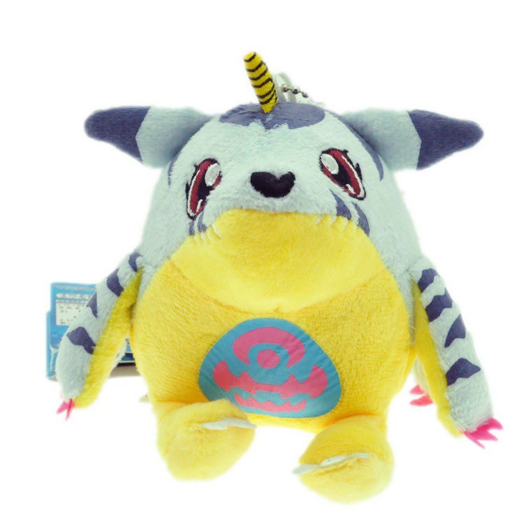 Boneka Digimon Gabumon Yamato Plush Toy Keychain Gantungan