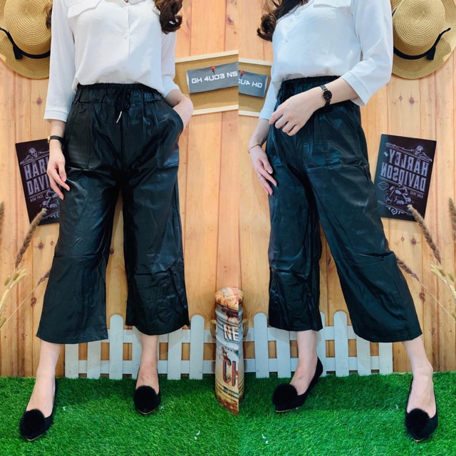 CELANA KULOT LEATHER IMPORT 7/8